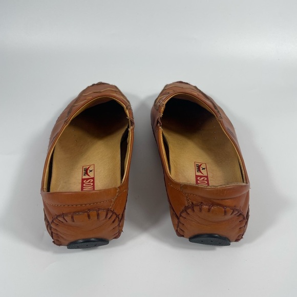 Women's Pikolinos Leather Driving Loafers Moccasins Aztec Western Festival 40 - Picture 4 of 13